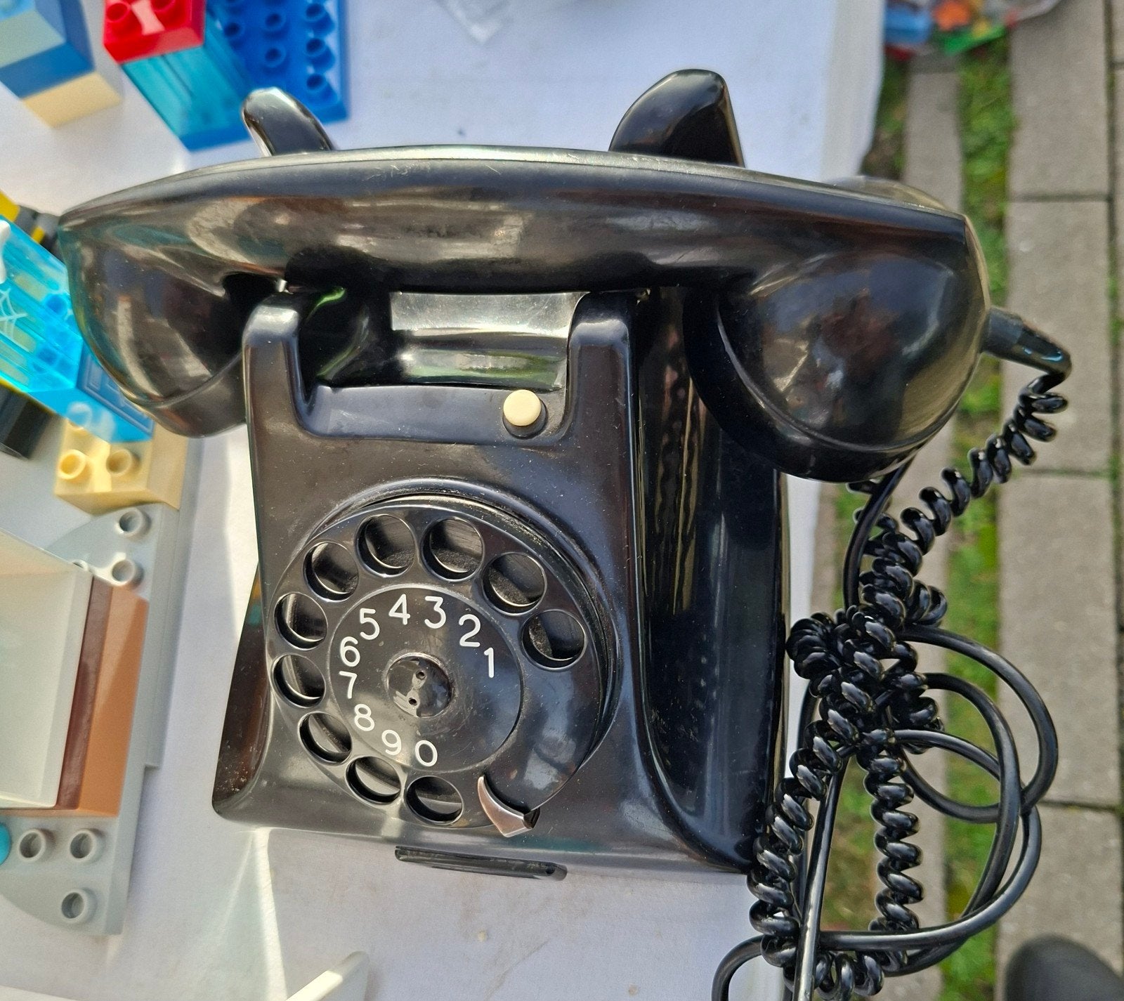 Vintage PTT draaischijf telefoon uit 1961, Telecommunicatie, Ophalen of Verzenden, Gebruikt