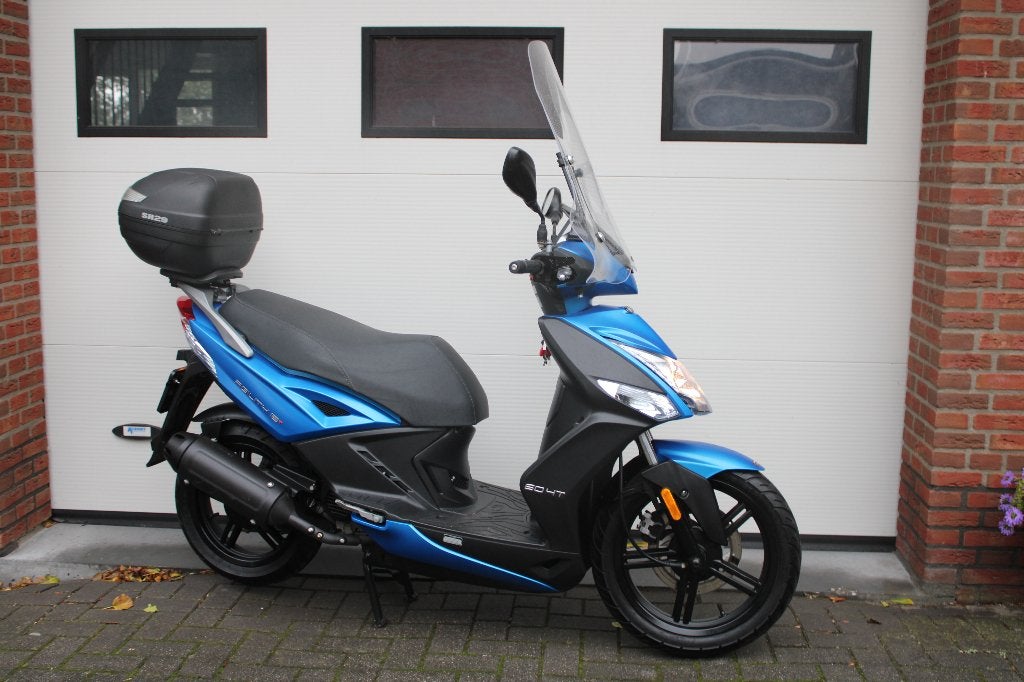 Kymco Agility 16+ met injectie/windscherm/koffer/Nieuwstaat, Ophalen, Zo goed als nieuw, Maximaal 25 km/u, Agility