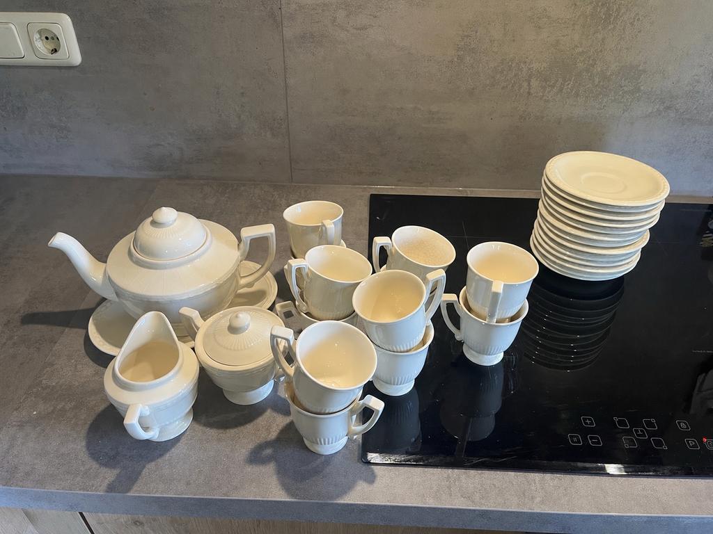 Thee/koffie servies Recamier, Huis en Inrichting, Keuken | Servies, Ophalen, Zo goed als nieuw, Overige stijlen, Kop(pen) en/of Schotel(s)