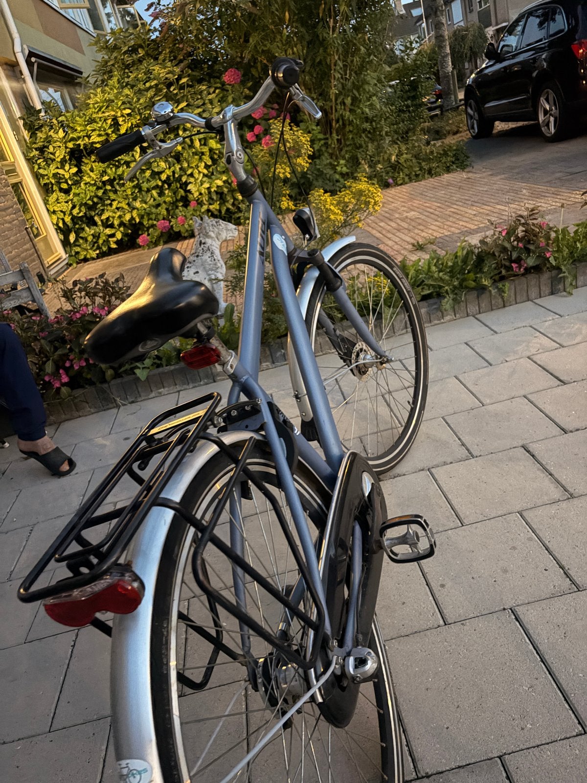 Mooie blauwe fiets, zo goed als nieuw, met verlichting, Ophalen, Zo goed als nieuw, Overige merken