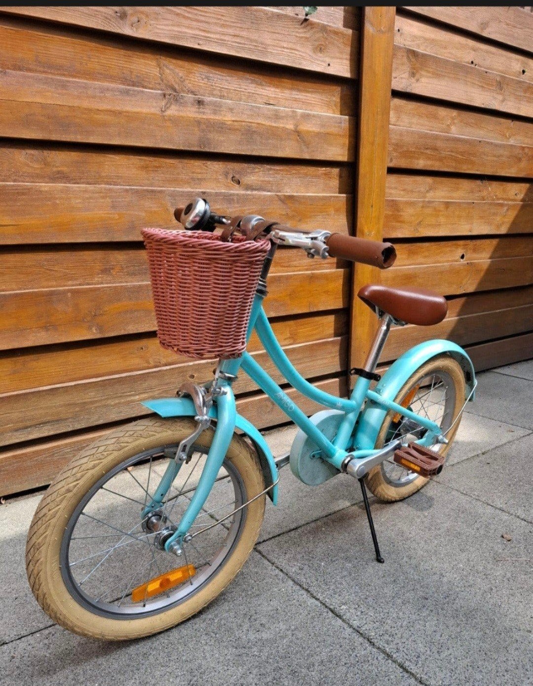 16 inch kinderfiets, inclusief zijwieltjes, Ophalen, Terugtraprem, Miss, 16 tot 20 inch