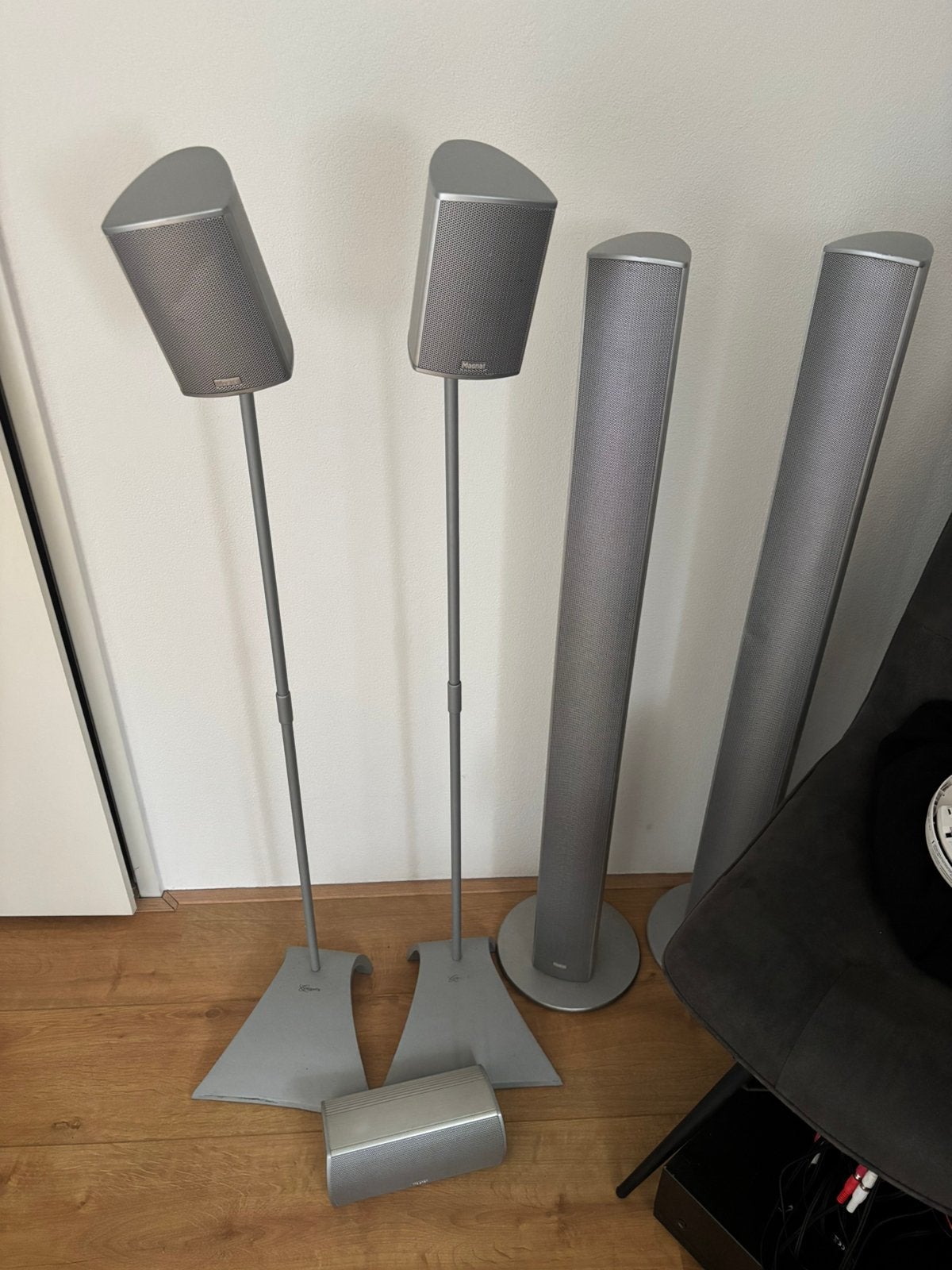 Magnat Home cinema speakers zilverkleurig, Gebruikt, 70 watt of meer, 5.1-systeem, Overige spelers