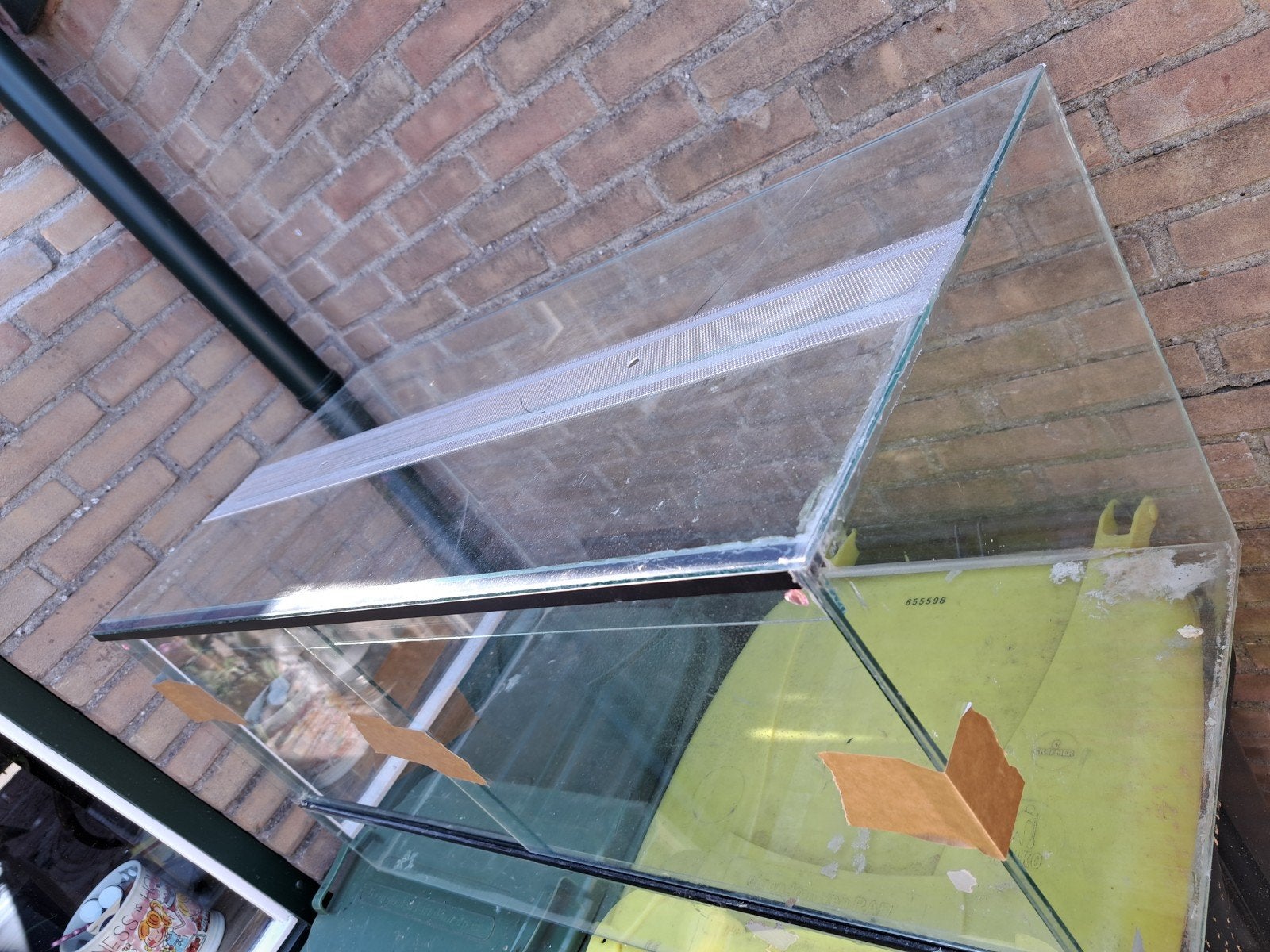 terrarium voor hamster, Ophalen, Leeg aquarium