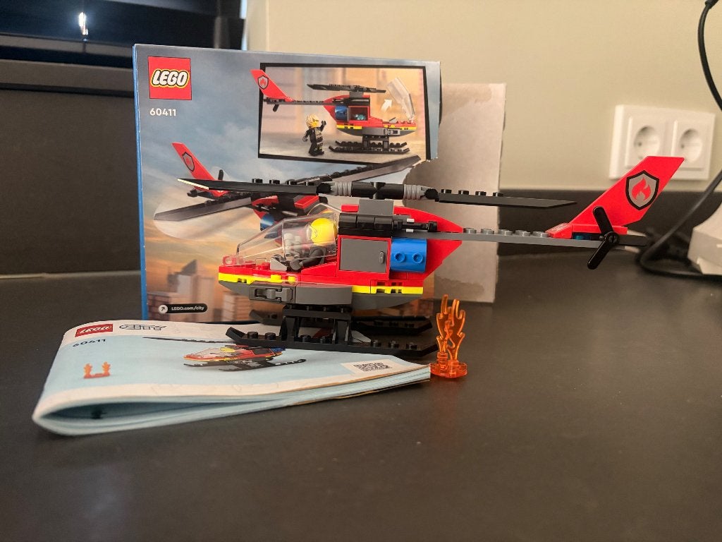 Lego City 60411 Brandweer Helikopter, City, Lego, Ophalen of Verzenden, Zo goed als nieuw