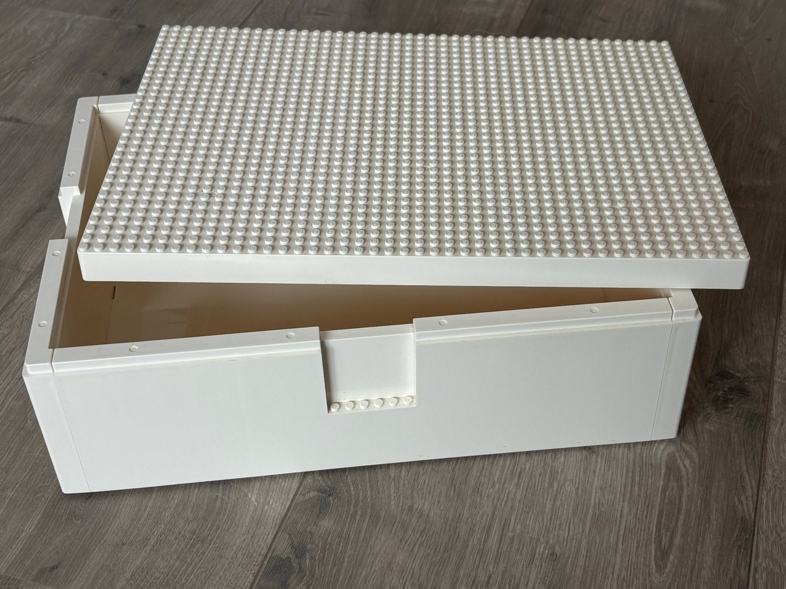 Witte LEGO Ikea Bygglek opbergdoos, Ophalen of Verzenden, Zo goed als nieuw