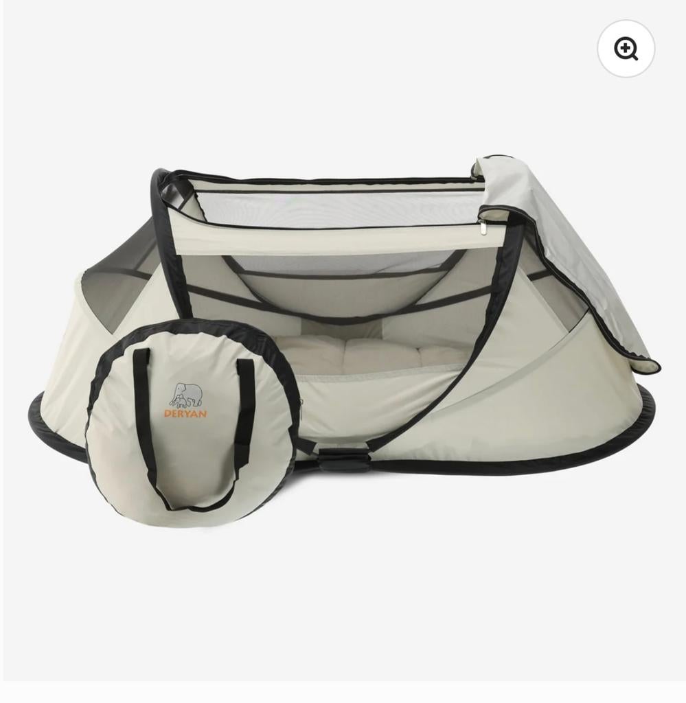 Deryan babybox campingbedje, Kinderen en Baby's, Babywiegjes en Ledikanten, Ophalen of Verzenden, Zo goed als nieuw, Reisbedje