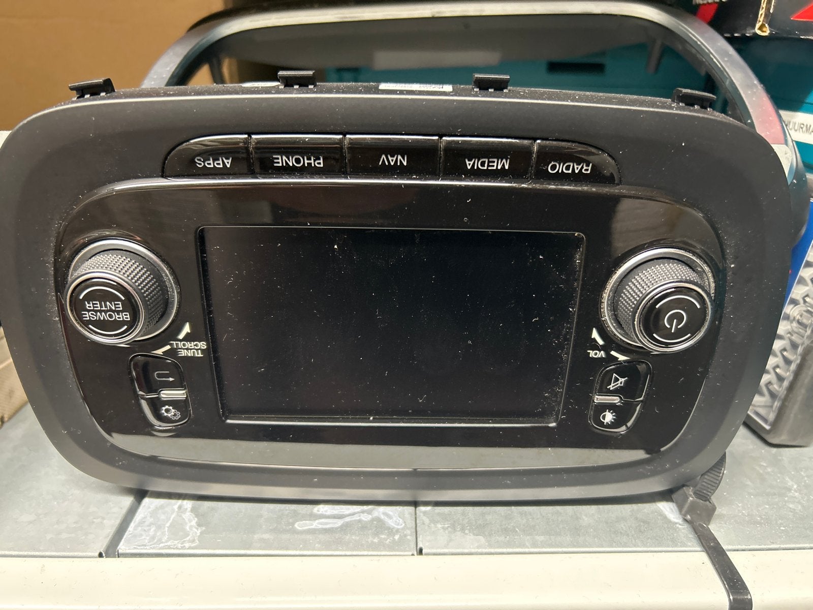 Fiat 500 x Uconnect Radio Navigatie Systeem, Auto diversen, Autoradio's, Ophalen of Verzenden, Gebruikt