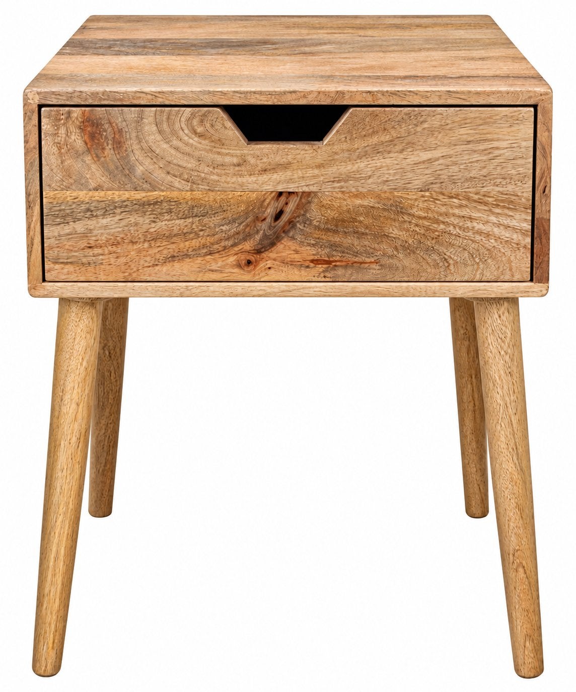 Houten bijzettafeltje 35x47x65