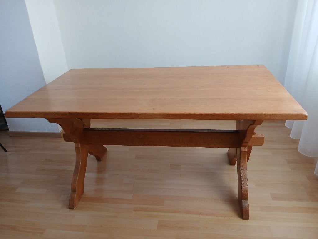 Eetkamertafel, Ophalen, Gebruikt, Klooster tafel, Eikenhout