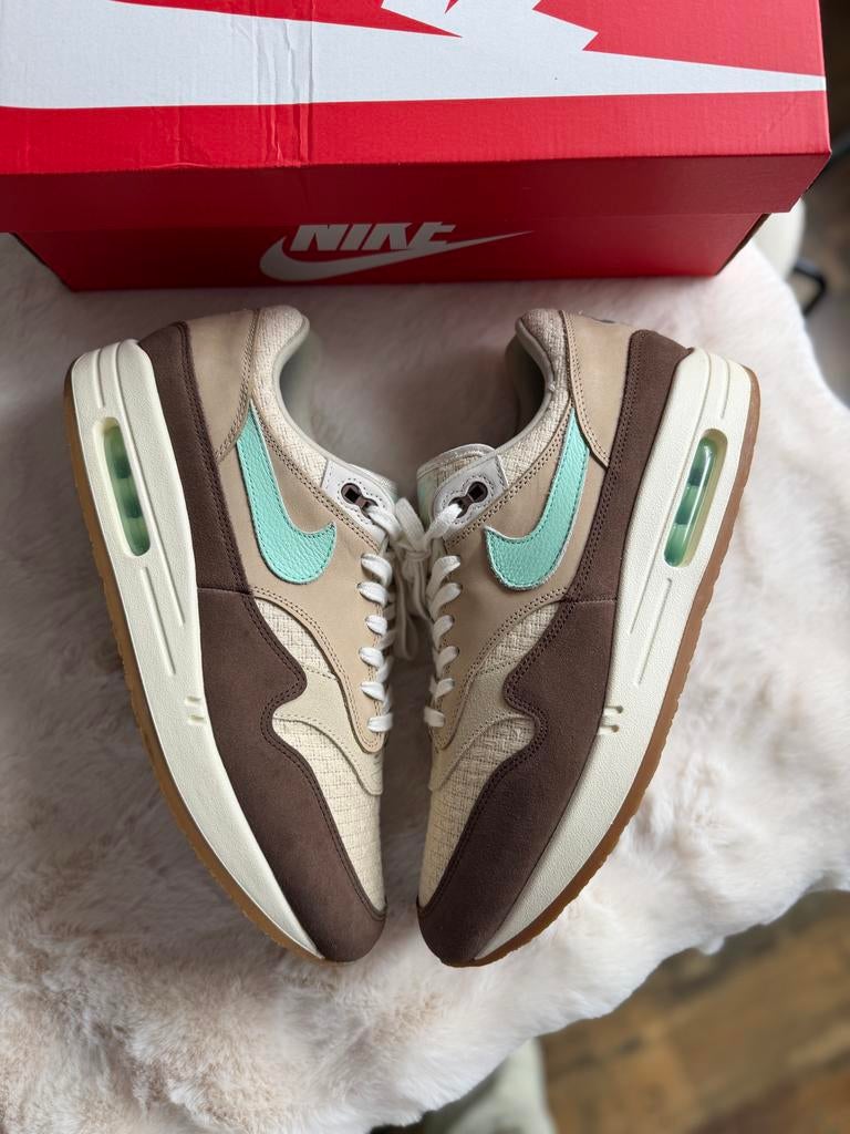 Nike Air Max 1 Crepe Hemp Maat 46, Kleding | Heren, Schoenen, Bruin, Ophalen of Verzenden, Sneakers of Gympen, Zo goed als nieuw