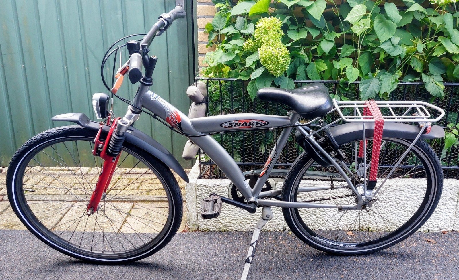 Jongensfiets-BatavusSnake-26inch.met 3 versnellingen., Handrem, Ophalen, 26 inch of meer, Batavus Snake fiets