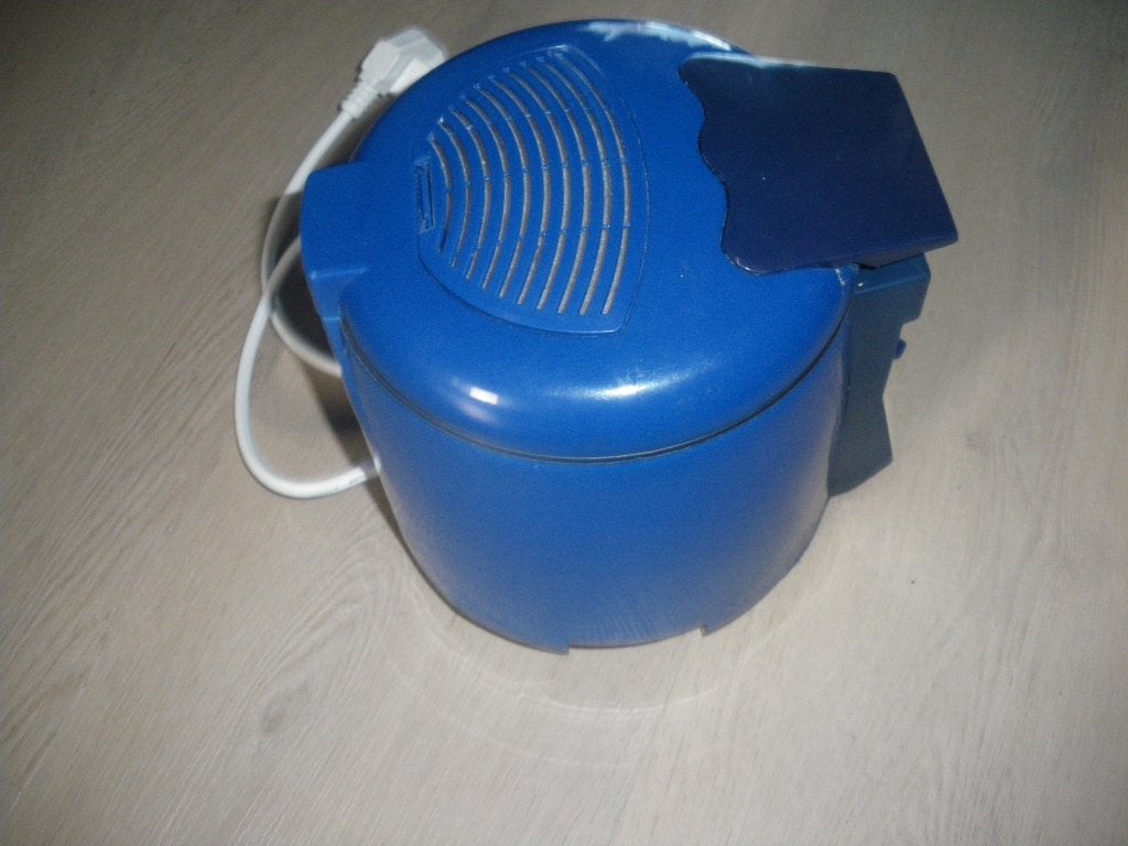 heel leuk blauw frituur pannentje op stroom zgan, Ophalen of Verzenden, Zo goed als nieuw