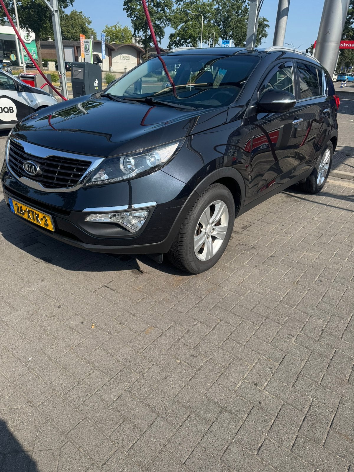 Kia Sportage 1.6 GDI 2WD 2012 Zwart, Auto's, Voorwielaandrijving, 1280 kg, 1591 cc, 4 cilinders