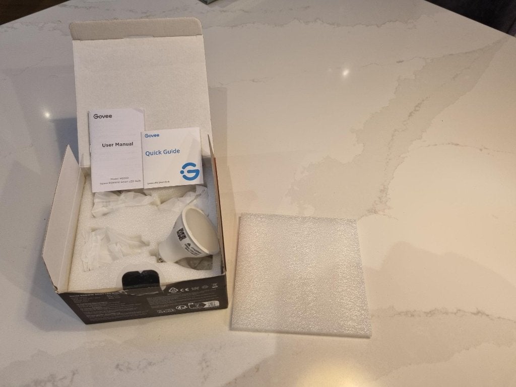 Govee RGBWW Smart LED Bulbs, Led-lamp, Meerkleurig, GU10, Zo goed als nieuw