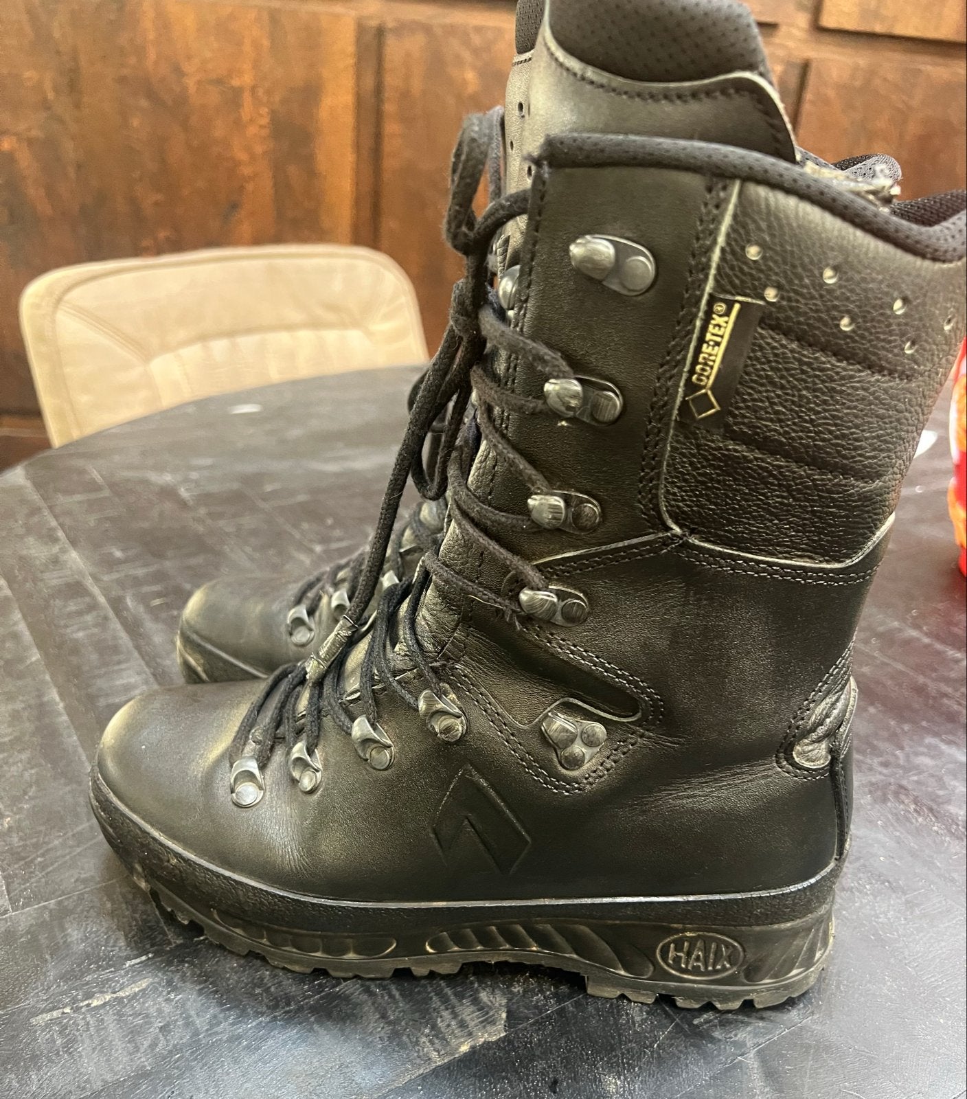 Haix Tibet wandelschoenen maat 39, Zwart, Ophalen of Verzenden, Zo goed als nieuw, Wandelschoenen of Bergschoenen