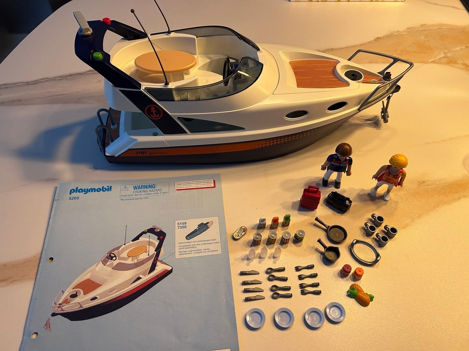 Playmobil Luxe-Jacht set 5205, Ophalen of Verzenden, Zo goed als nieuw
