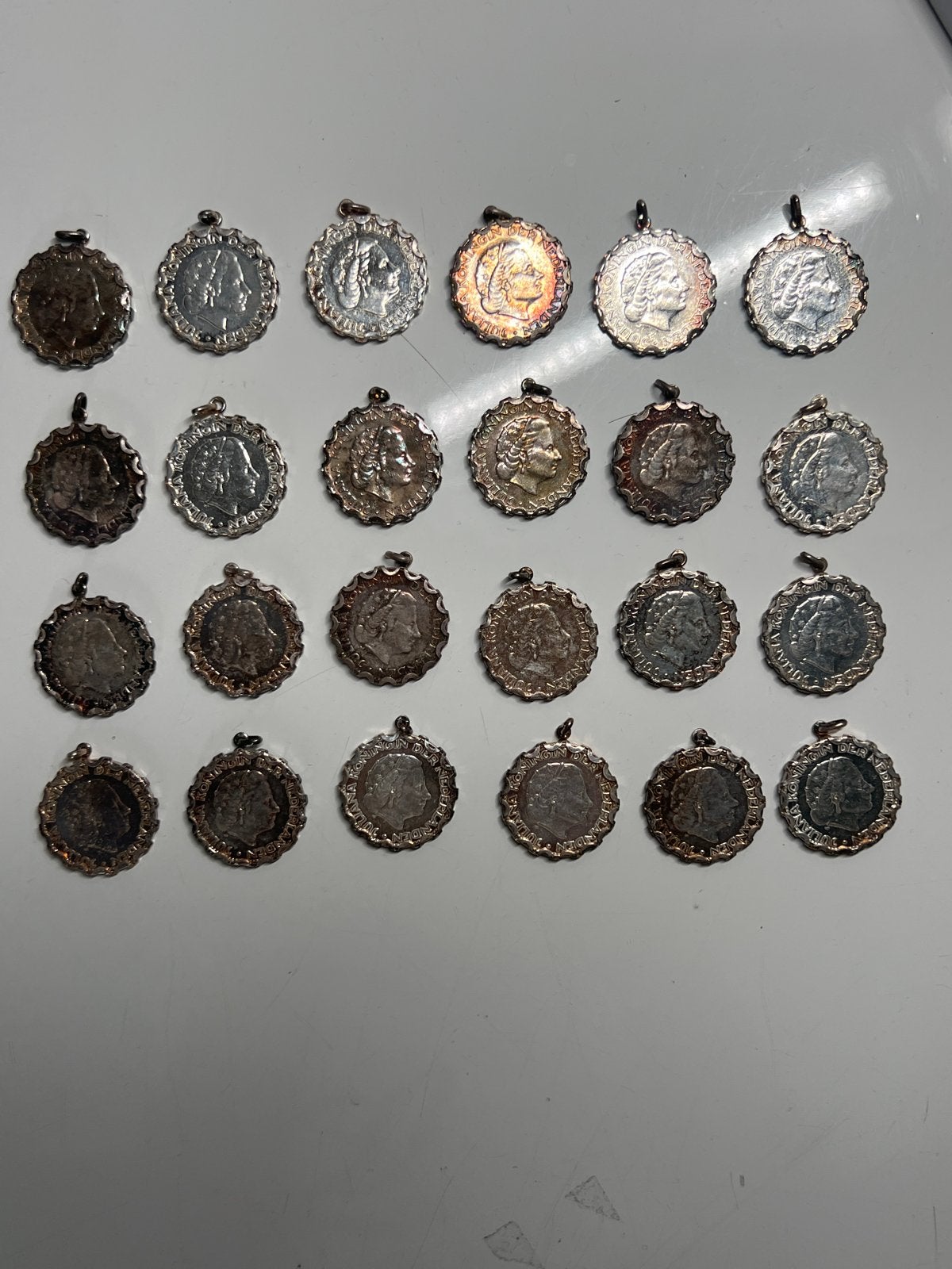 24 Zilveren Guldens - Koningin Wilhelmina, 1 gulden, Zilver, Koningin Wilhelmina, Verzenden
