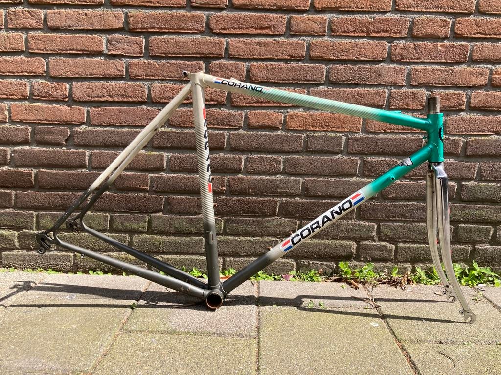 Corano race frame met voorvork maat 54, Fietsen en Brommers, Ophalen, Gebruikt