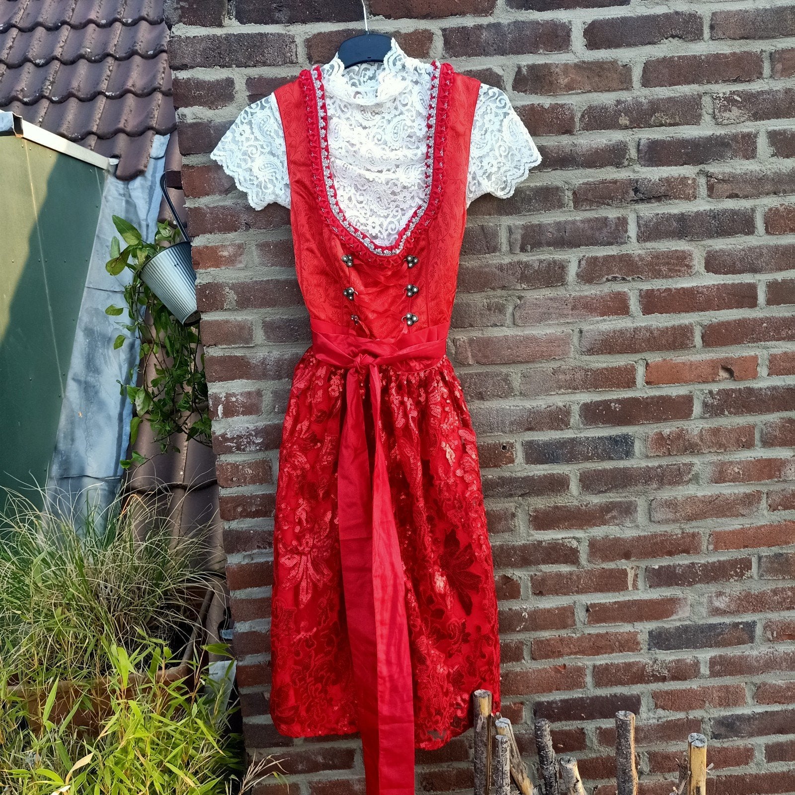 Dirndl Bonprix, Kleding | Dames, Carnavalskleding en Feestkleding, Bonprix, Maat 42/44 (L), Nieuw, Ophalen of Verzenden