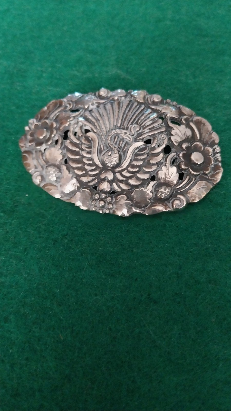 zilveren djokja broch, Ophalen of Verzenden, Zilver