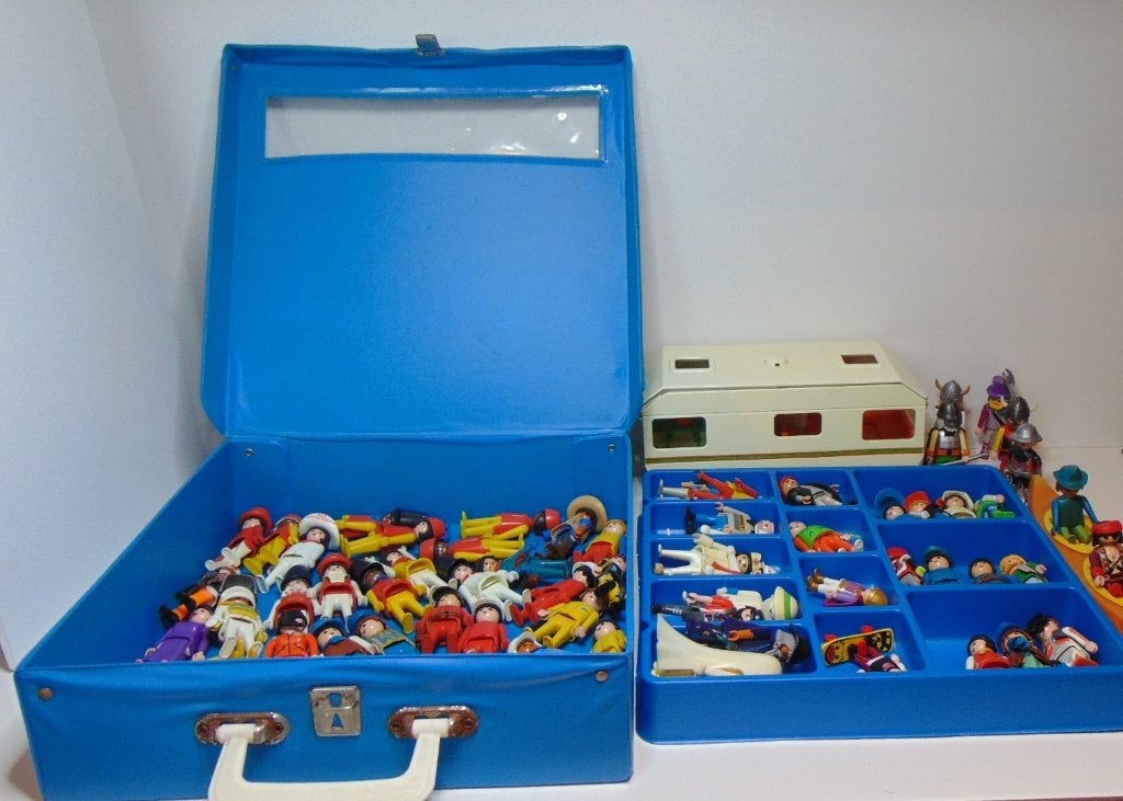 Doos met oud Playmobile, Ophalen of Verzenden