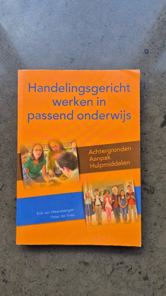 Handelingsgericht werken in passend onderwijs, Ophalen of Verzenden, Gamma, Zo goed als nieuw, HBO