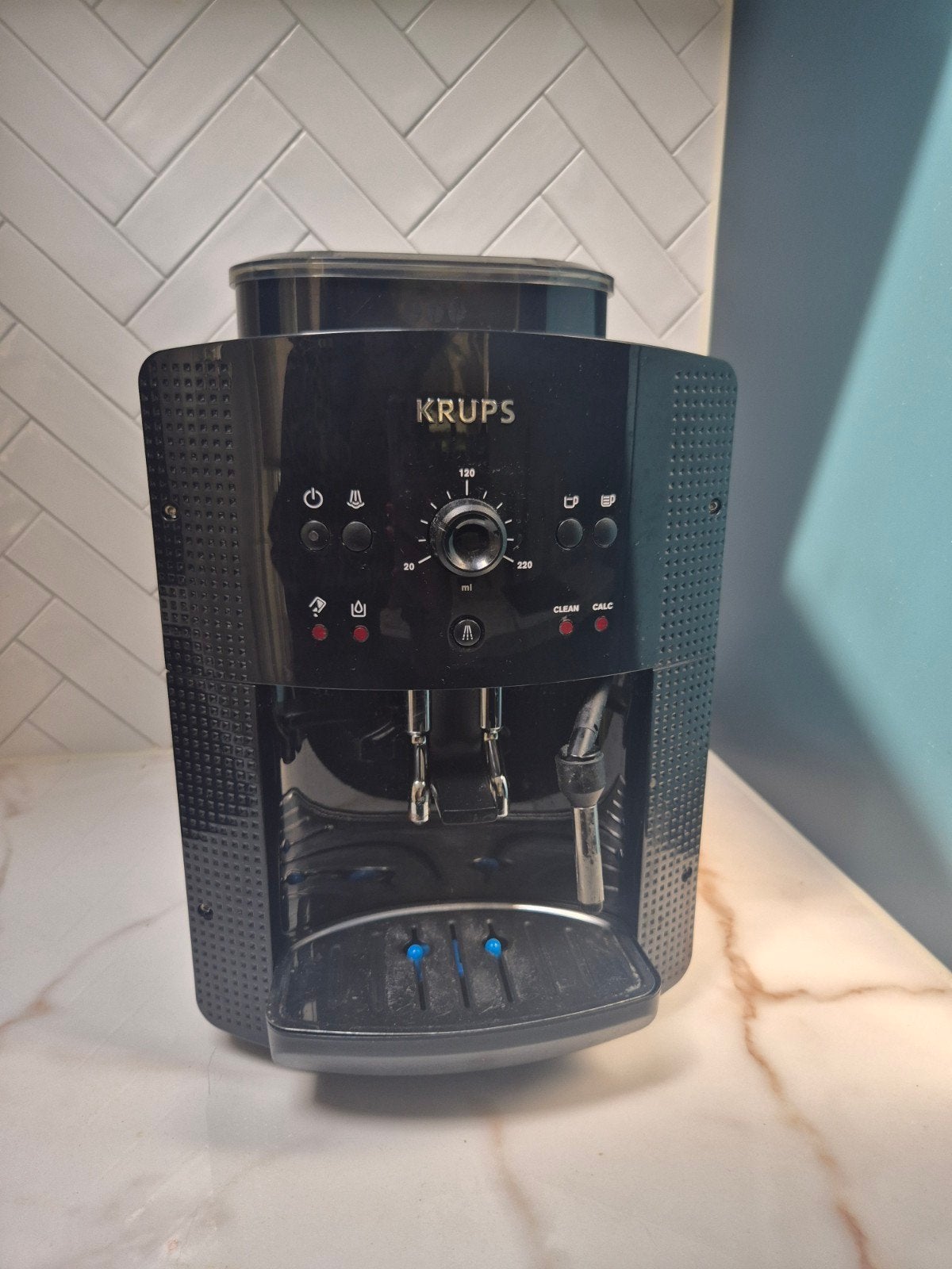 Krups aroma 8108 volautomaat espresso machine, Ophalen, Koffiemachine, Koffiebonen, Afneembaar waterreservoir