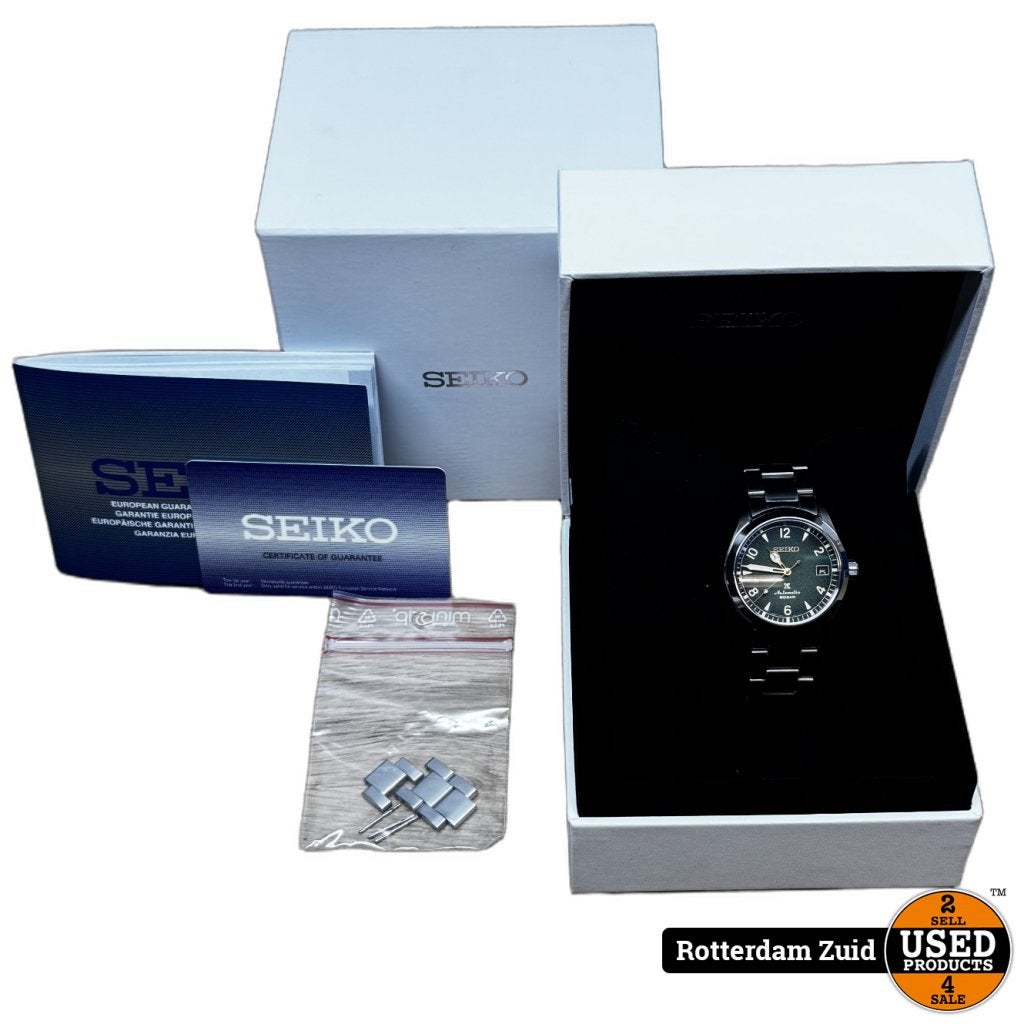 Seiko Prospex Alpinist 6R35-01B0 Auto Date Green Horloge, Sieraden, Tassen en Uiterlijk, Horloges | Heren, Seiko, Gebruikt, Support@seiko.com