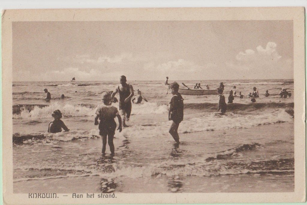 Kijkduin (Den Haag) Aan het strand ca 1915, Ophalen, Voor 1920, Ongelopen, Zuid-Holland