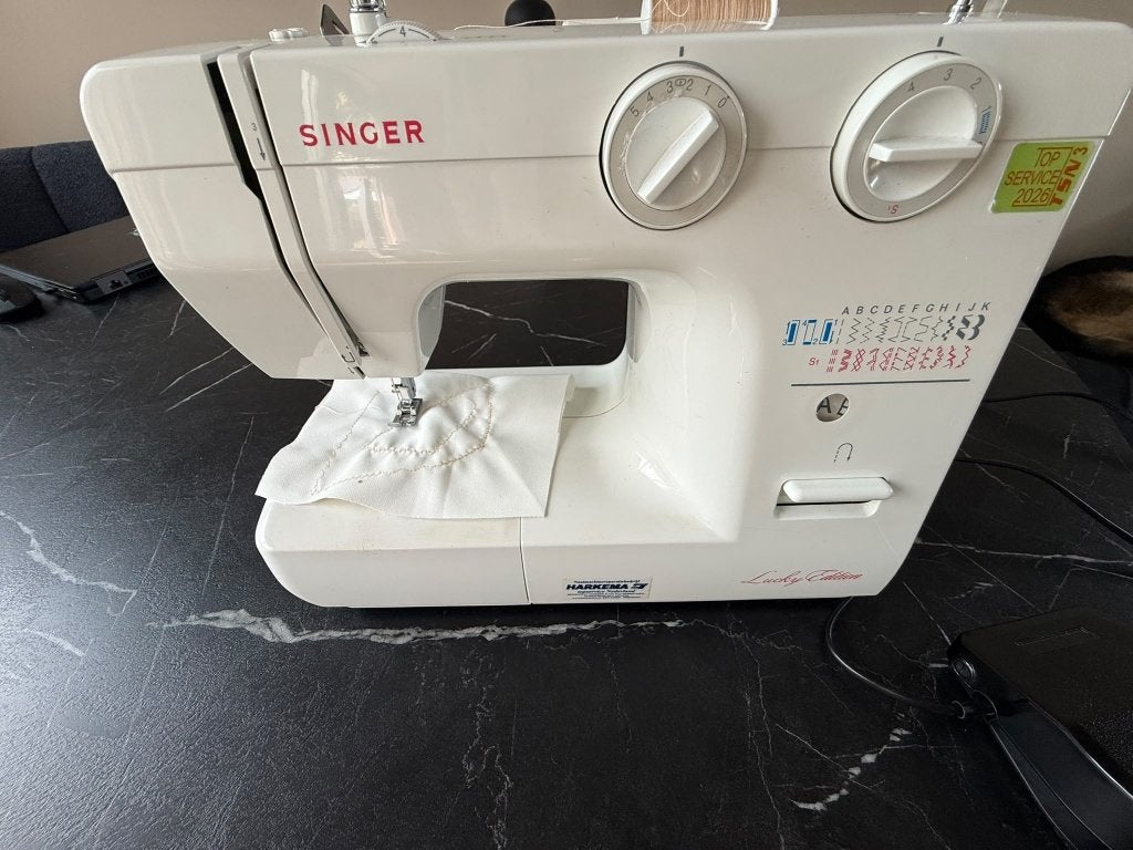 singer lucky edition zgan net onderhoudbeurt gehad, Ophalen, Zo goed als nieuw, Naaimachine, Singer