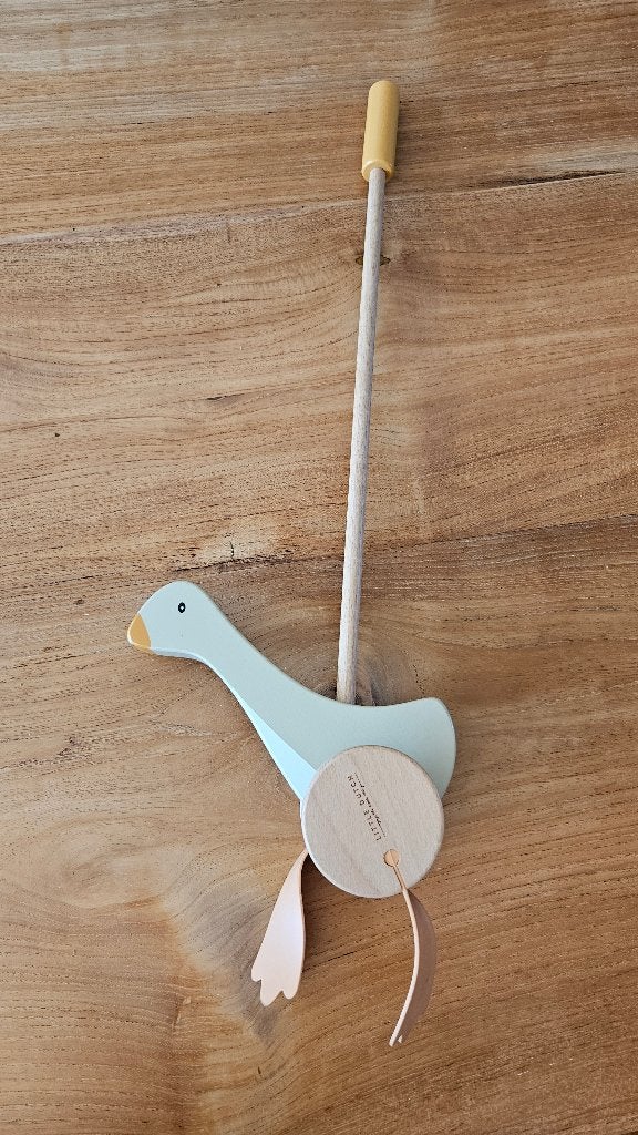 Little dutch houten loop eend/gans, Kinderen en Baby's, Speelgoed | Houten speelgoed, Ophalen of Verzenden, Zo goed als nieuw