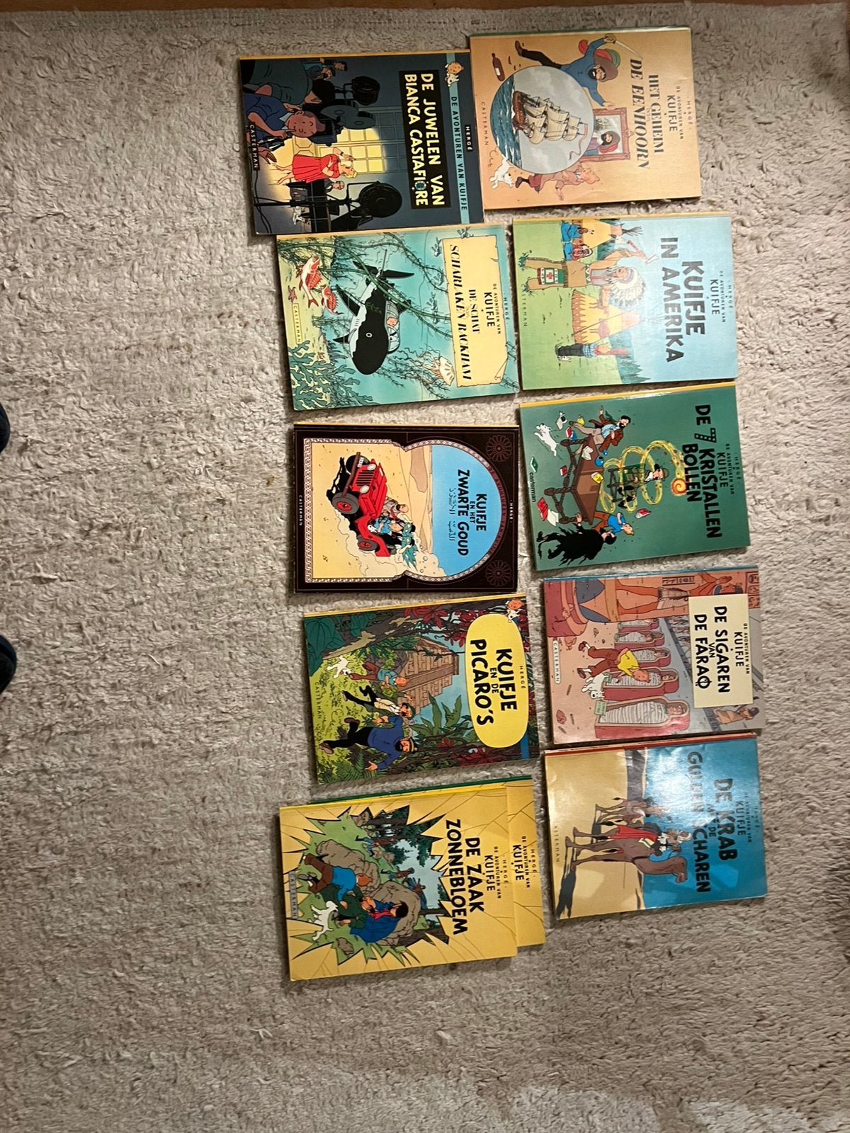 11x kuifje strips, Ophalen of Verzenden, Gelezen