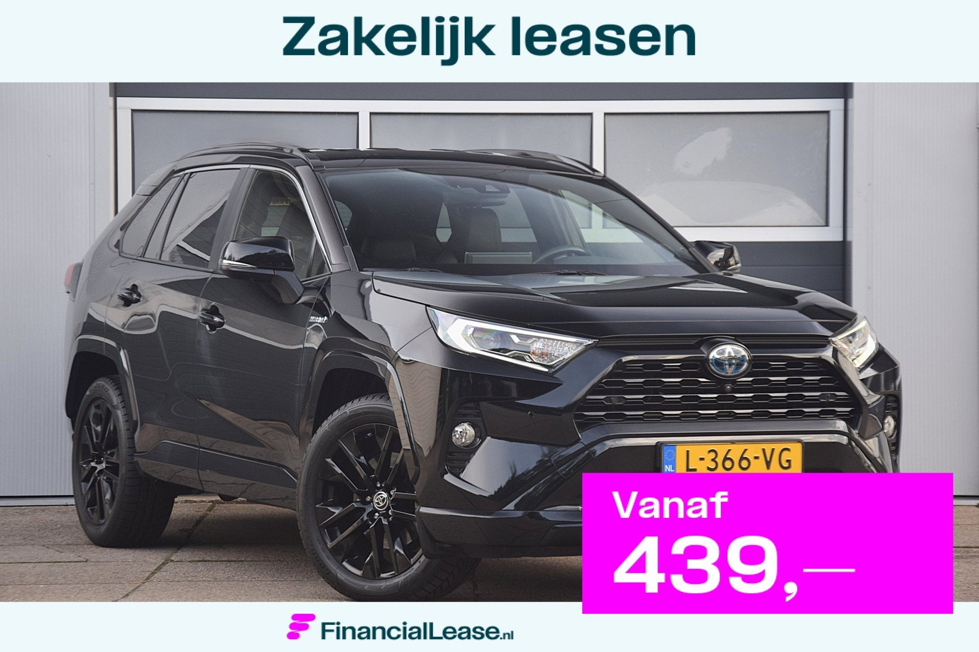 Toyota RAV4 2.5 Hybrid Black Edition ALARM/VERWARMDE VOORSTO, Dealer onderhouden, Gebruikt, 4 cilinders, 2487 cc