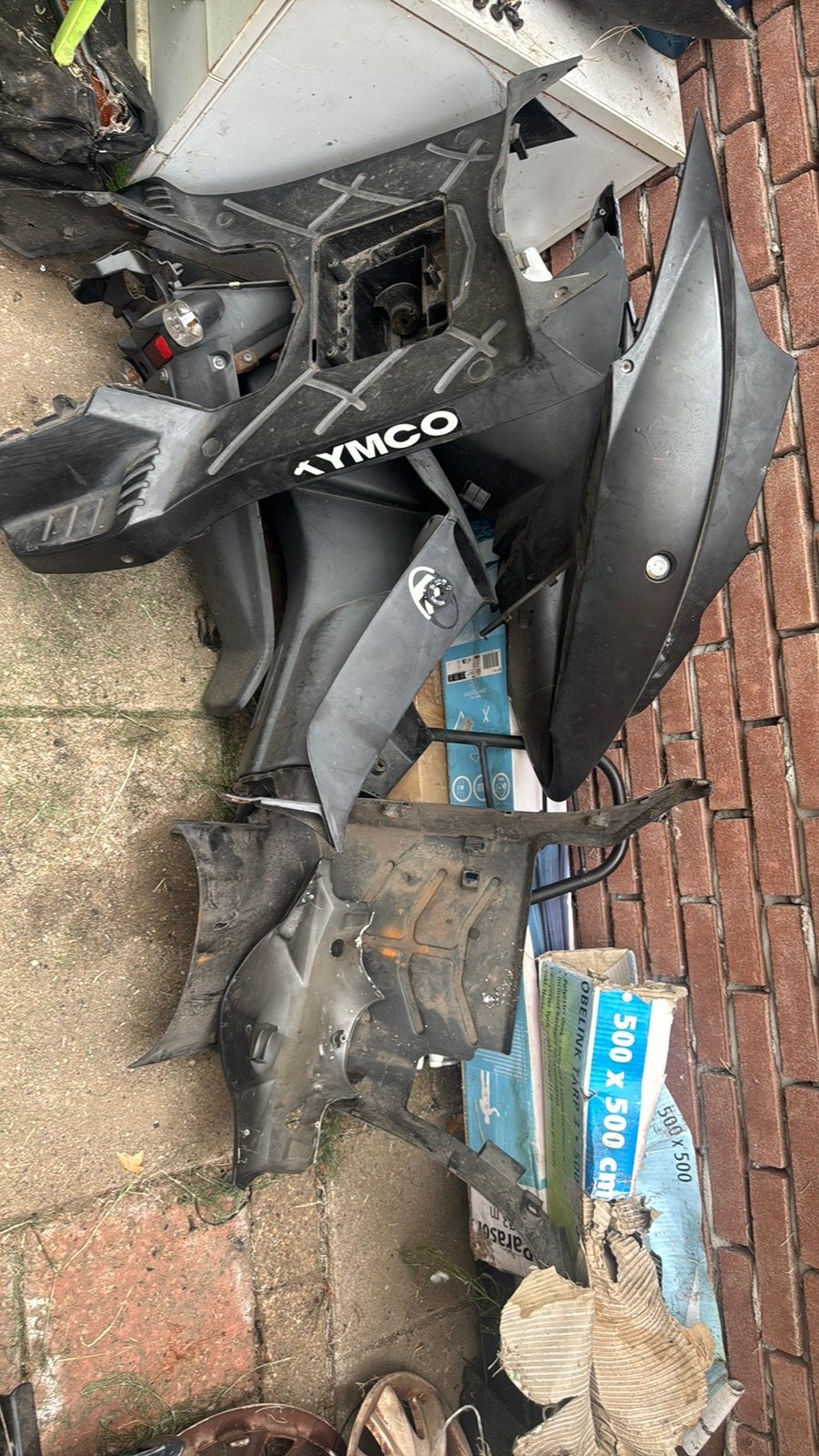 Kymco agility 50 kappenset, Ophalen, Gebruikt, Kap, Kymco