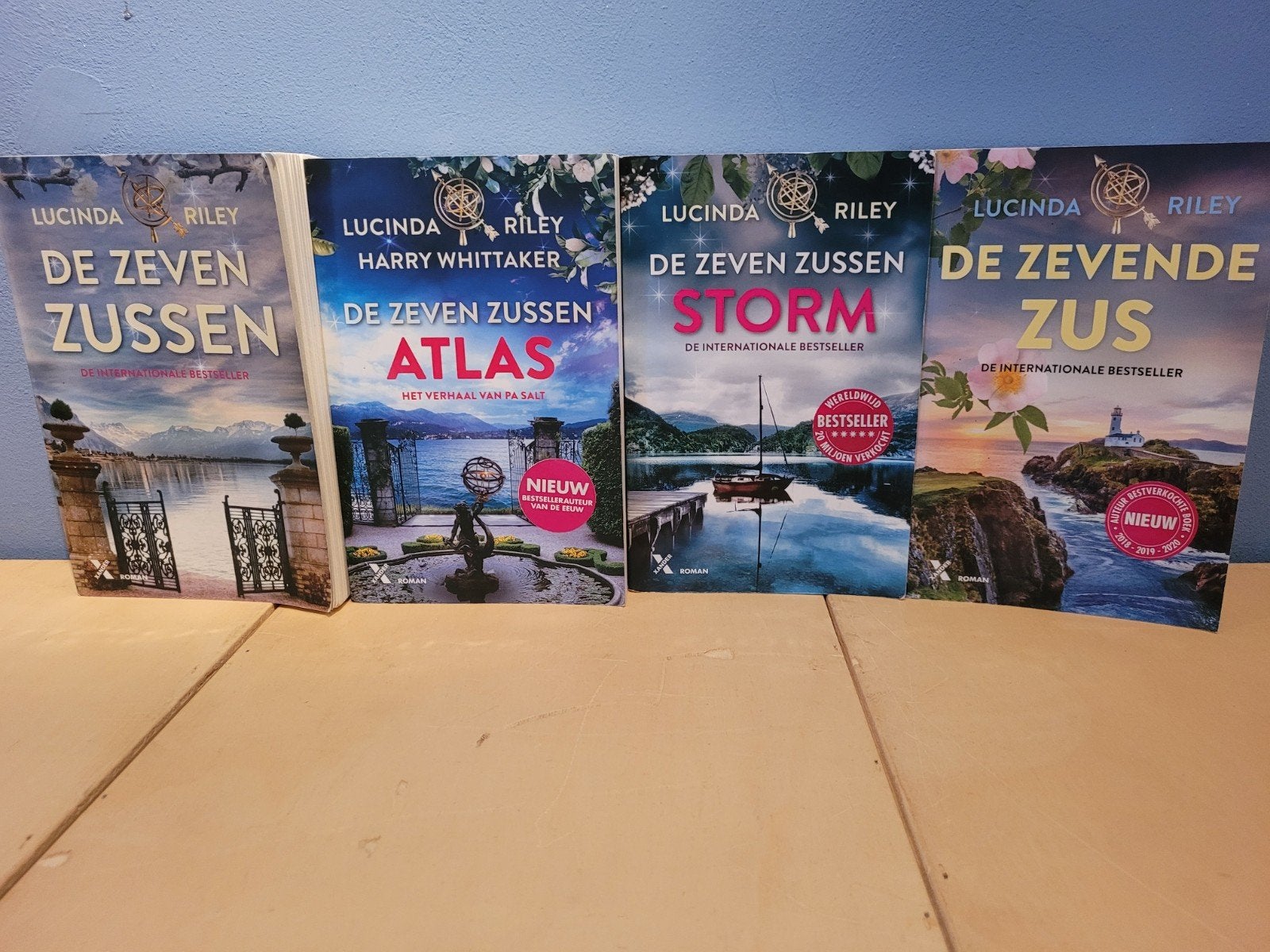 De 7 zussen 4 delen, Boeken, Ophalen of Verzenden, Gelezen, Lucinda Riley