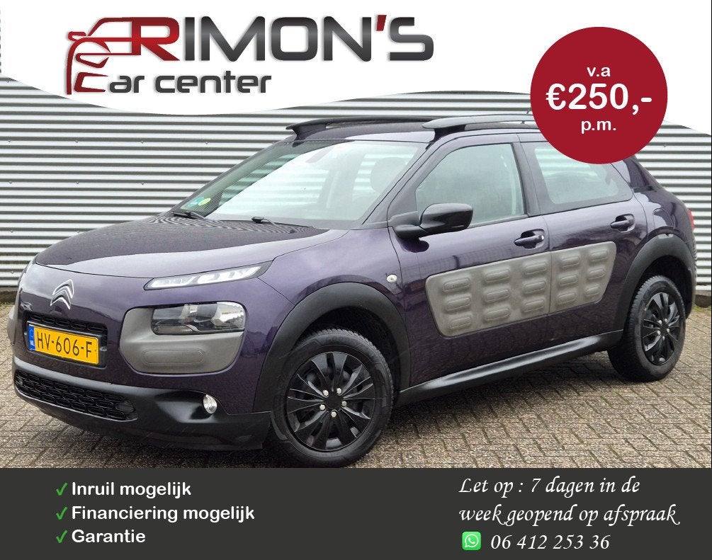 Citroen C4 Cactus 1.6 BlueHDi Business Goed Ondehouden Apk T, Voorwielaandrijving, Gebruikt, Euro 6, 96 €/maand