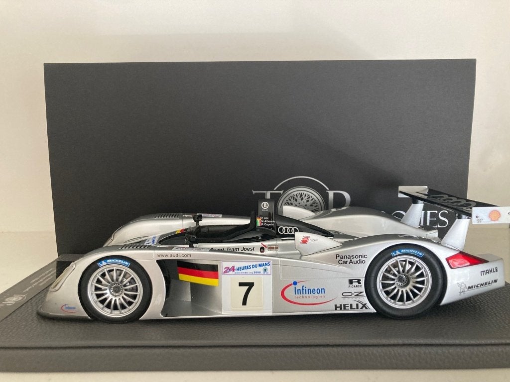 Audi R8 Le Mans 2000 #7 Abt / Alboreto / Capello 1:18 (nieuw, Hobby en Vrije tijd, Modelauto's | 1:18, Verzenden, Nieuw, Auto