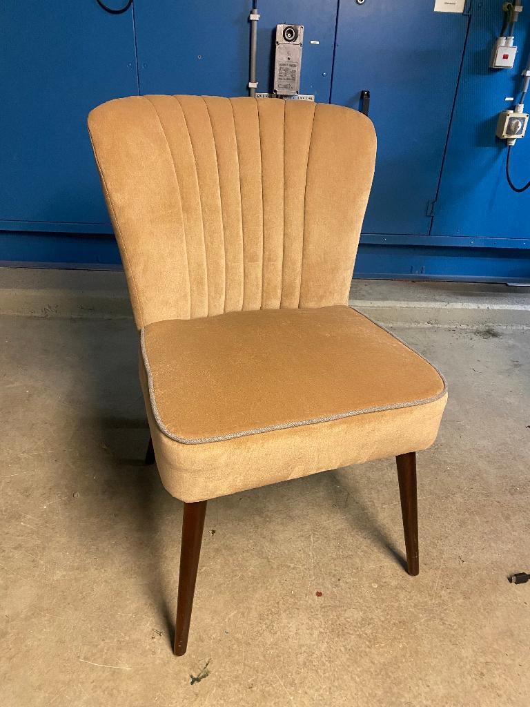 Stoel / fauteuil, Huis en Inrichting, Stoelen, Ophalen, Gebruikt, Bruin, Stof