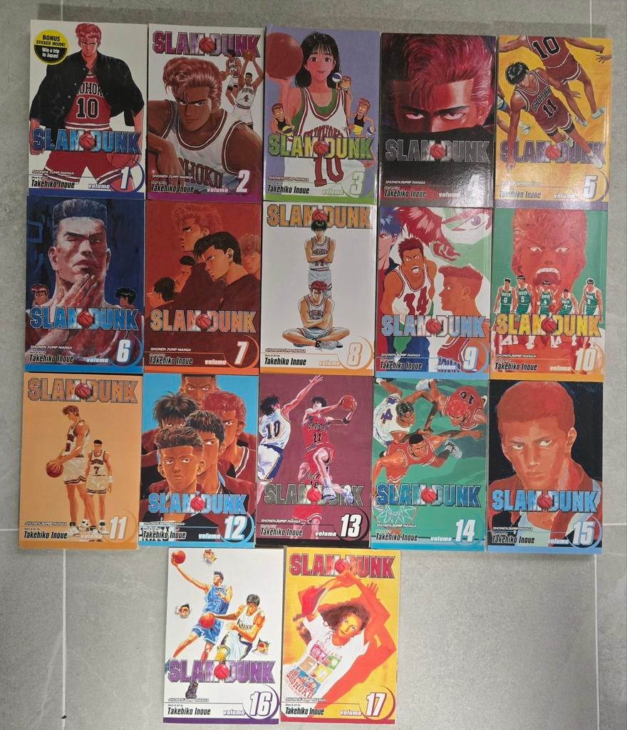 Slam Dunk manga 1-17, Ophalen of Verzenden, Plaatje