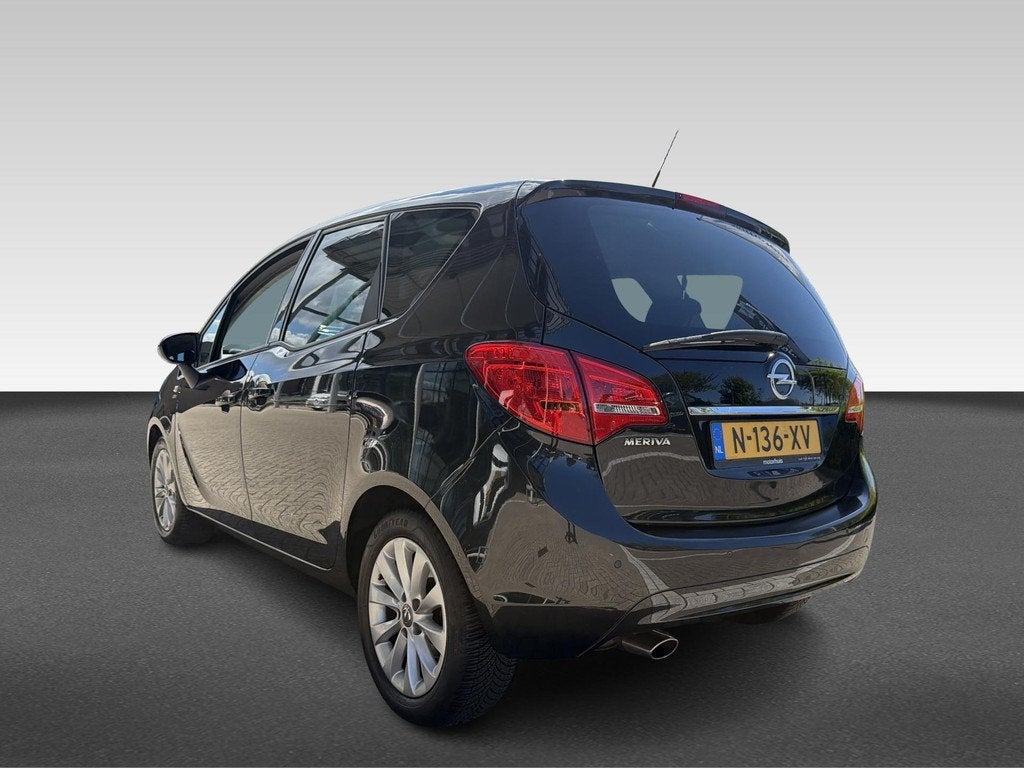 Opel Meriva 1.4 Turbo Blitz Automaat, Auto's, Opel, Gebruikt, Euro 6, Zwart, 14 km/l