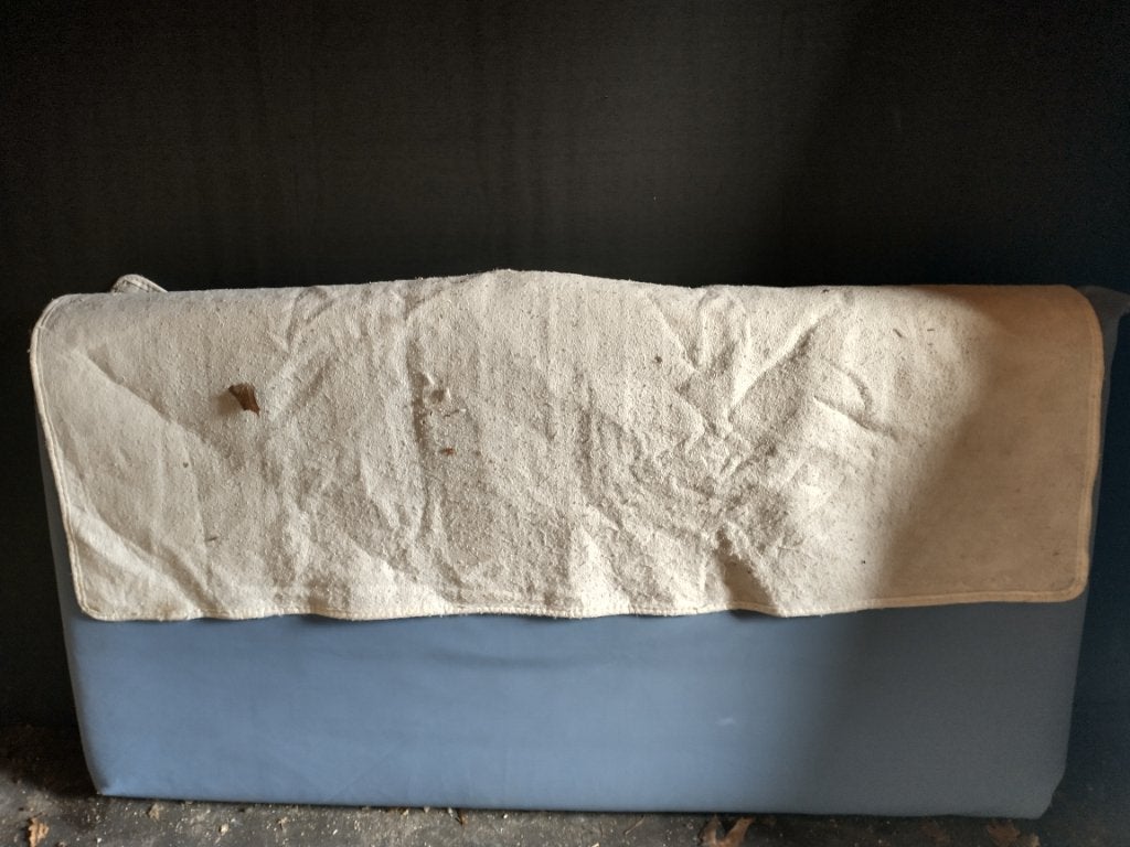 Matrasje met hoes, Ophalen of Verzenden, Gebruikt, Minder dan 140 cm, Minder dan 70 cm