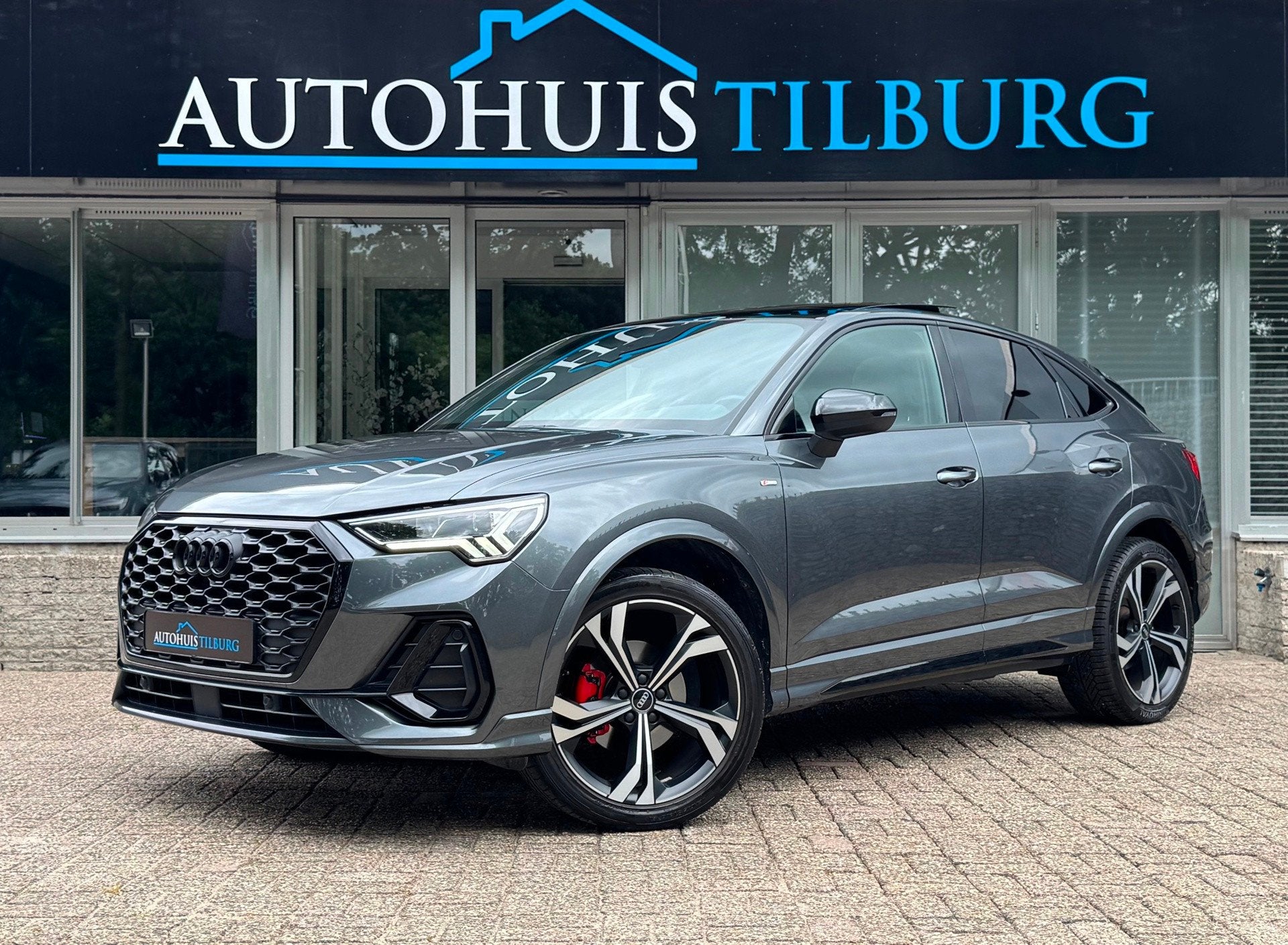 Audi Q3 Sportback 35 TFSI 3X S-Line Pano Matrix Sfeer Keyles, Auto's, 15 km/l, 4 cilinders, 150 pk, Leder