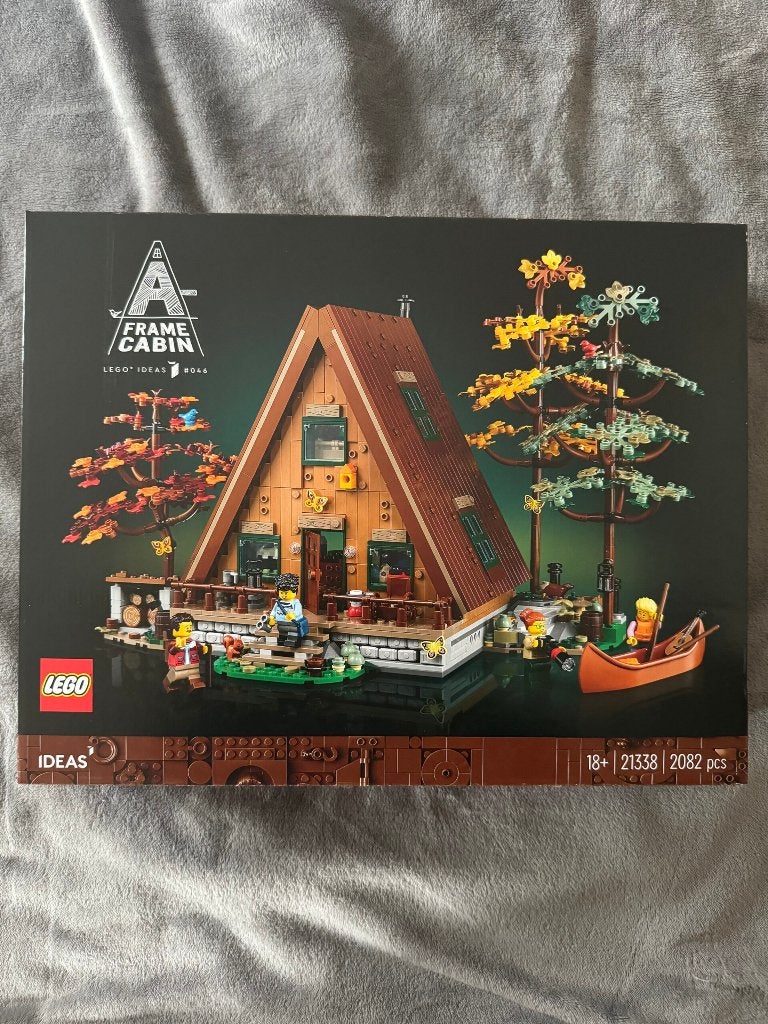 LEGO Ideas A-Frame Boshut Modelbouw Set - 21338 - Sealed, Nieuw, Ophalen of Verzenden, Ideas, Complete set
