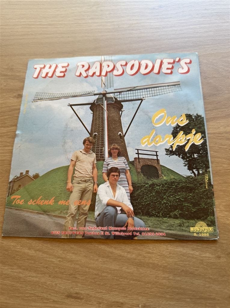 The Rapsodies - Ons dorpje, Ophalen of Verzenden, Zo goed als nieuw, Nederlandstalig