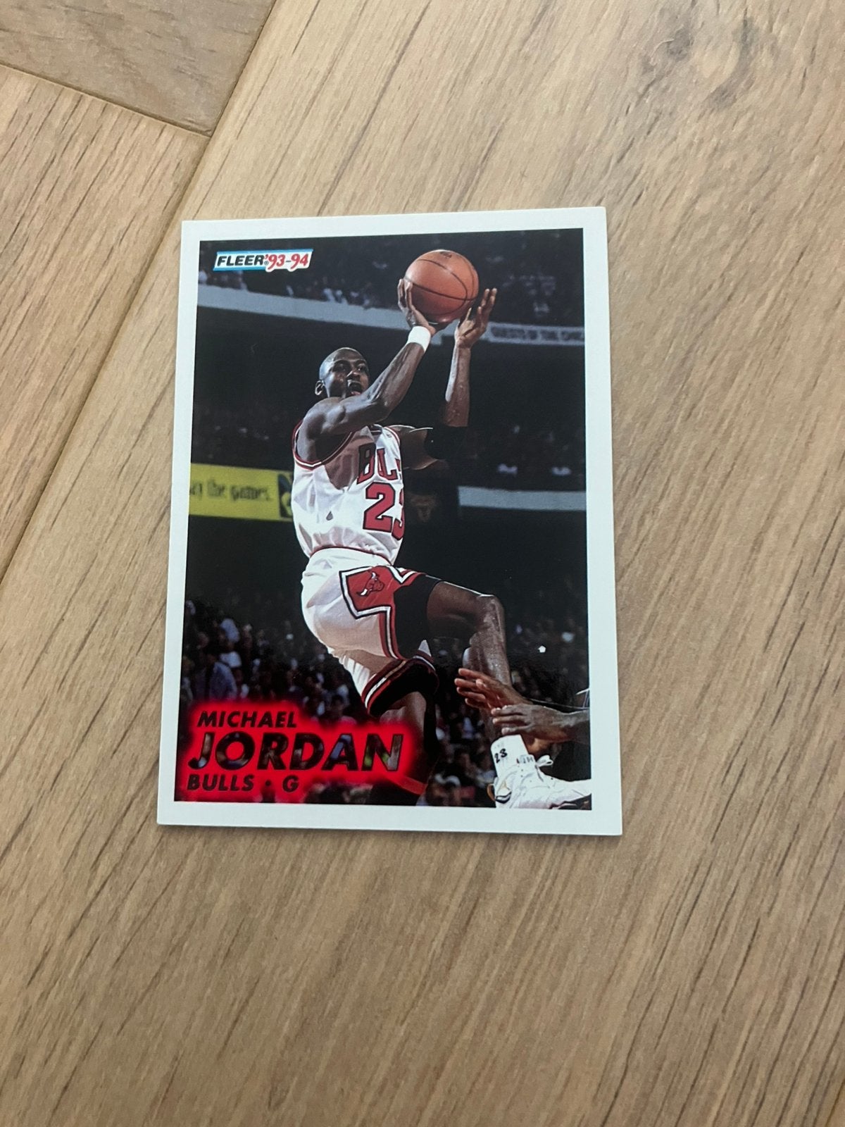 Michael jordan nba fleer 93-94, Ophalen of Verzenden, Zo goed als nieuw, Plaatje