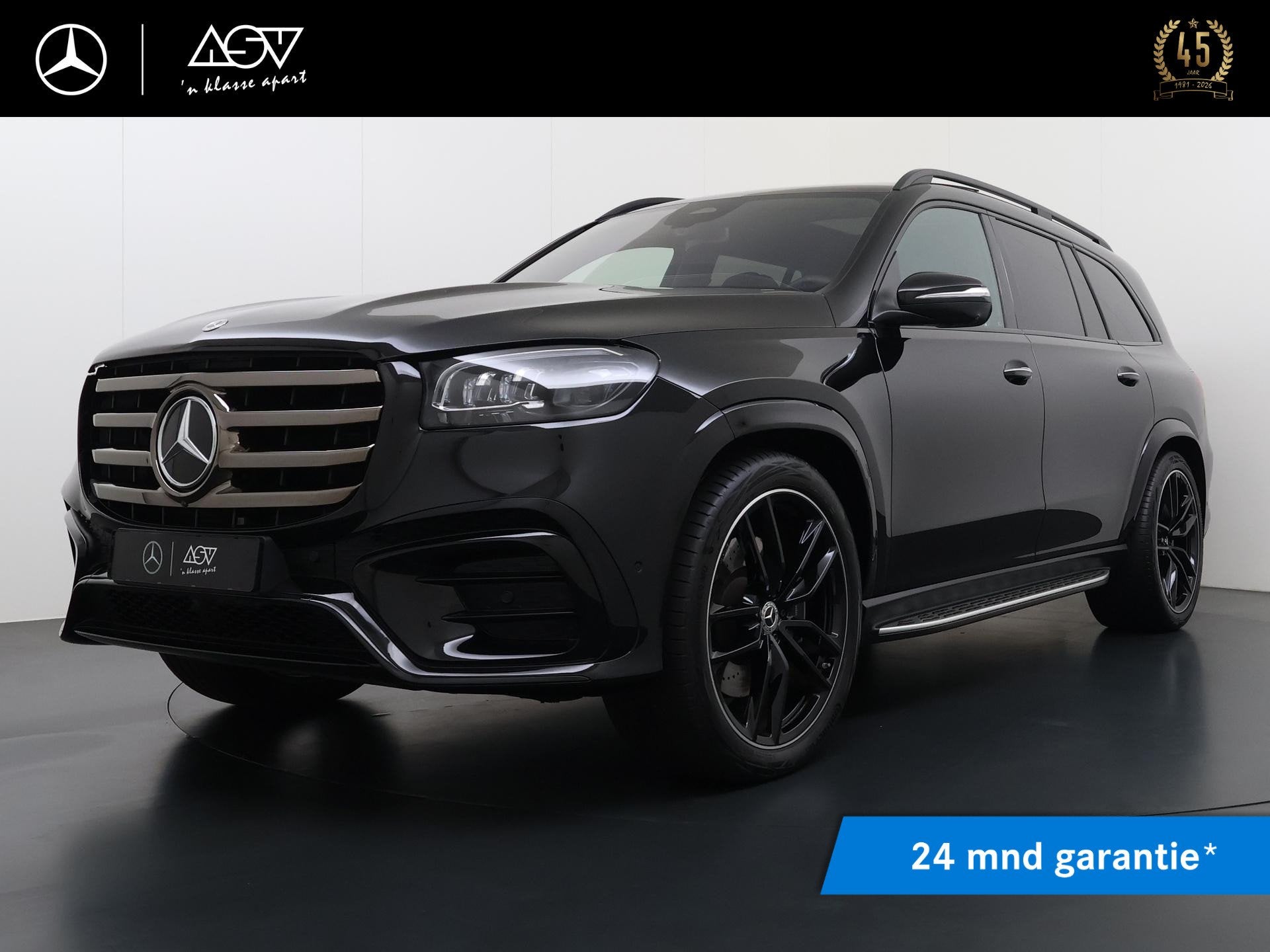 Mercedes-Benz GLS 450 4MATIC AMG Line Premium Plus | Trekhaa, Auto's, Gebruikt, 367 pk, Zwart, Leder