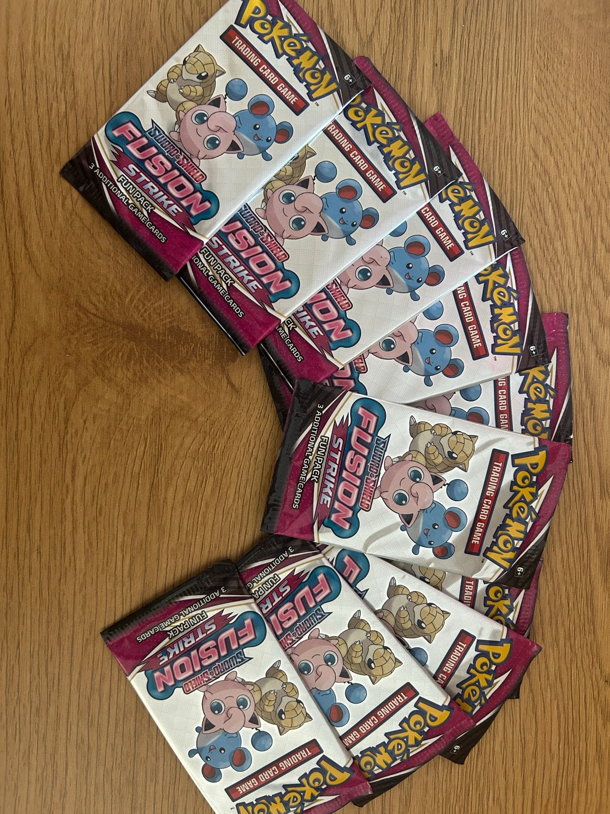 Pokémon TCG: Sword & Shield Fusion Strike Fun Packs, Ophalen of Verzenden, Nieuw, Booster