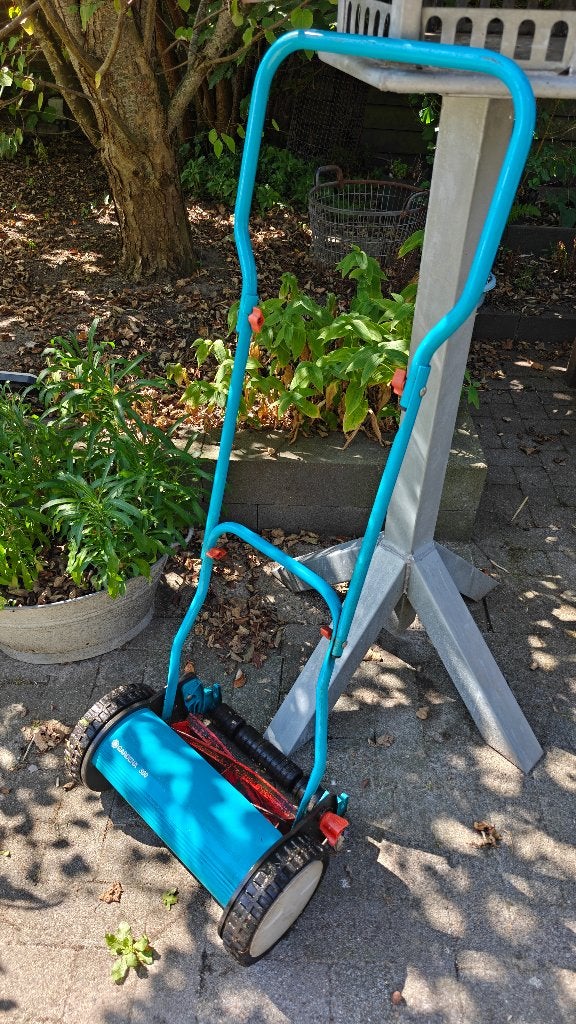 Gardena grasmaaier, Tuin en Terras, Ophalen, Gebruikt, Handgrasmaaier, Balkmaaier
