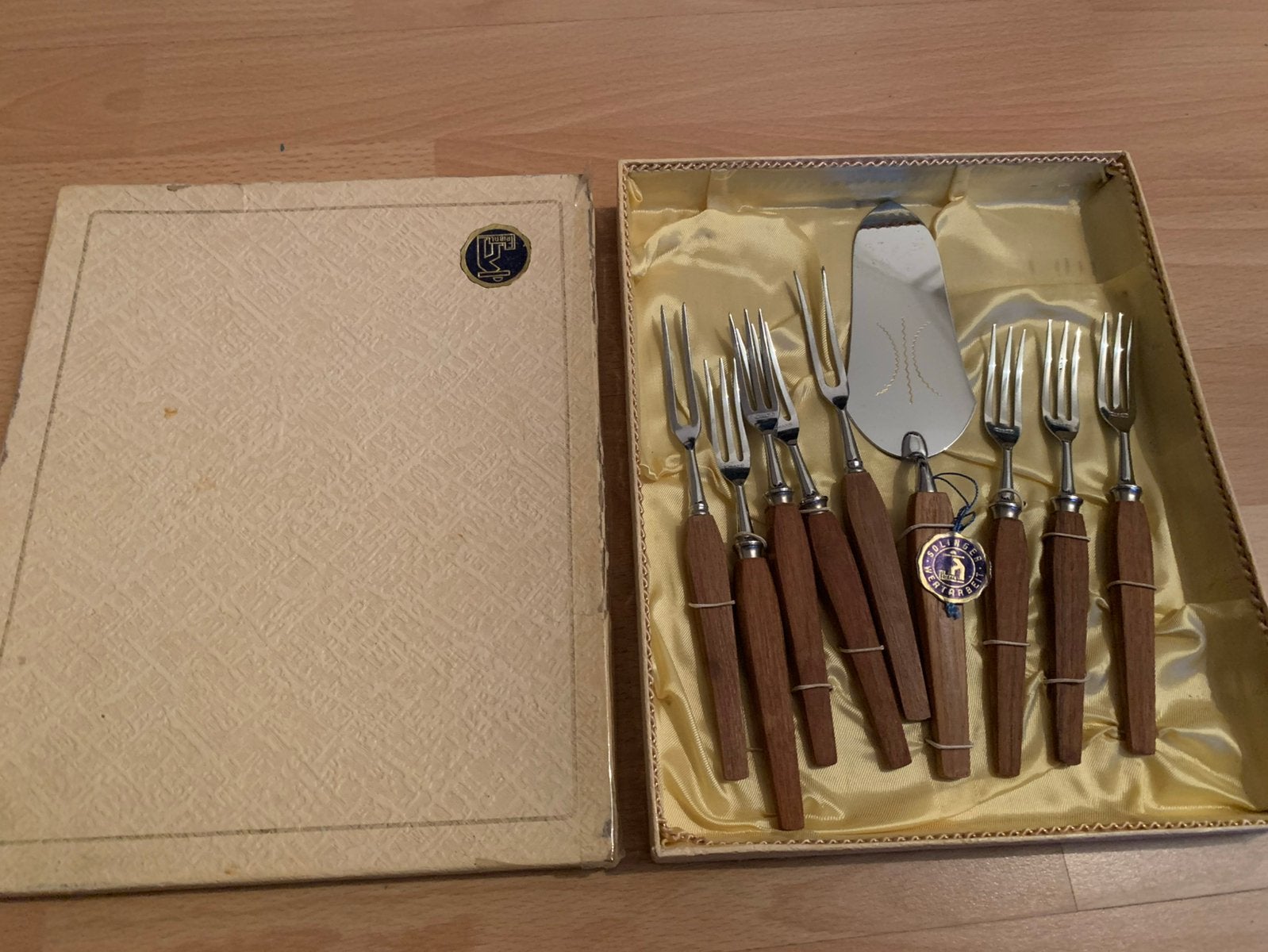 Antieke Solinger taart serveerset (nooit gebruikt), Antiek en Kunst, Ophalen of Verzenden