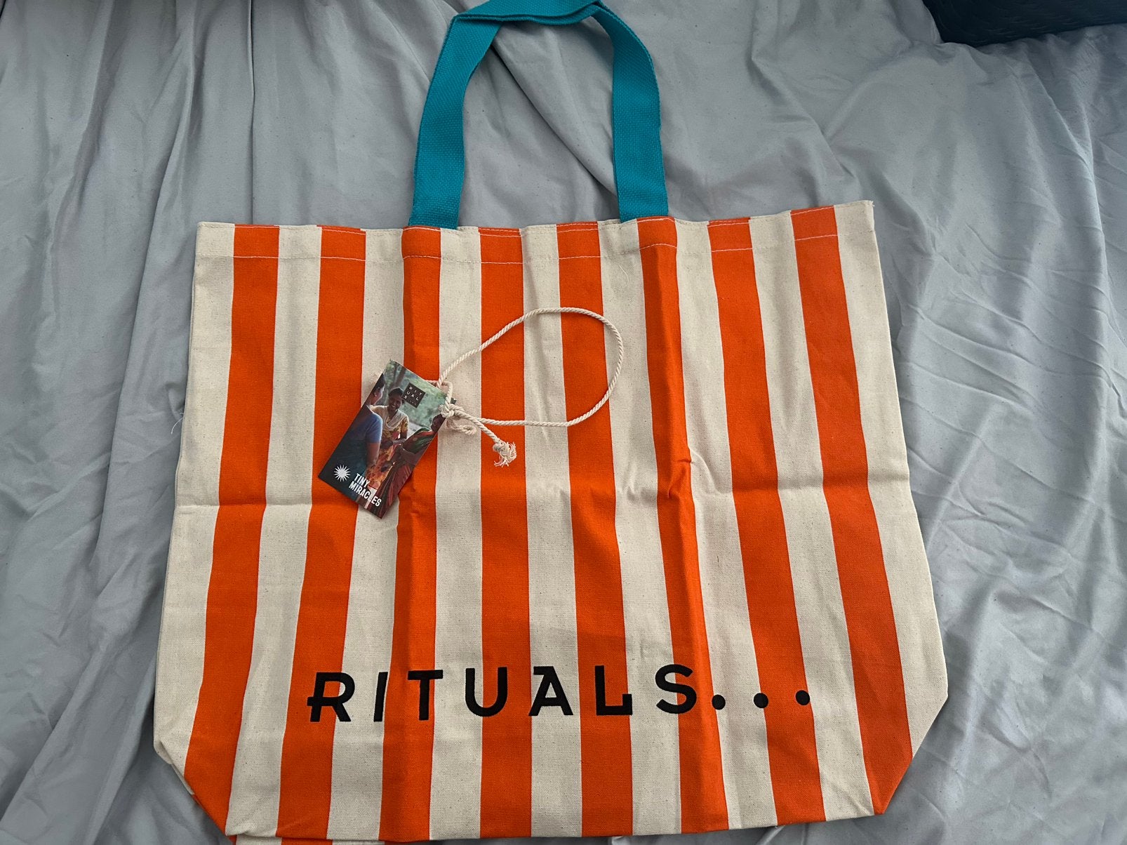 Rituals tas, Ophalen, 30 cm of meer, Nieuw, Oranje